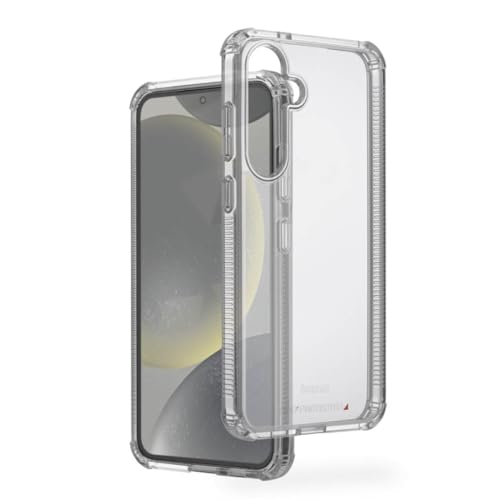 Handyhülle „Extreme Protect“ für Samsung Galaxy S24 (Bumper D3O-lizenziert, stoßfest, sturzsicher und bruchsicher, durchsichtige Hülle ohne Vergilben, Case für induktives Laden) transparent von Hama