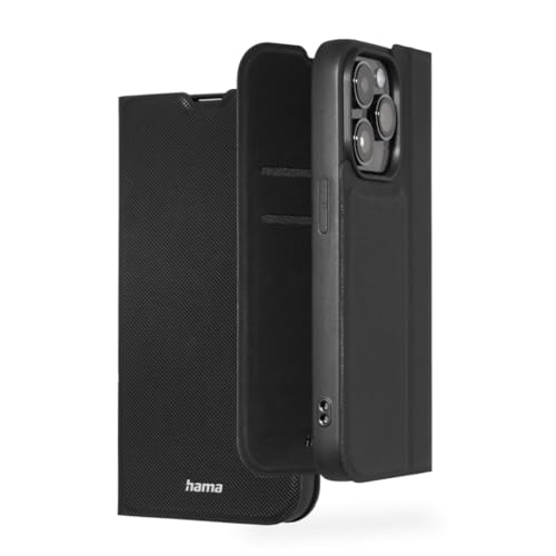 Hama Handyhülle für iPhone 13 Pro (Handytasche zum Aufstellen, Etui mit Kartenfach, extra Schutz von Display und Kamera, mit Magnet, Klapphülle, weich, Anti Fingerabdruck) schwarz Hama Handyhülle für iPhone 13 Pro (Handytasche zum Aufstellen, Etui mit Kartenfach, extra Schutz von Display und Kamera, mit Magnet, Klapphülle, weich, Anti Fingerabdruck) schwarz von Hama
