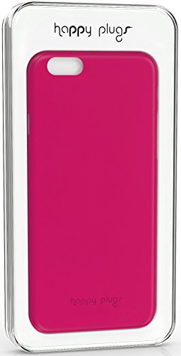 Happy Plugs Ultra Thin Superleichte Smartphone Hülle Case Cover Kompatibel mit Apple iPhone 6 und 6S - Kirschrot von Hama