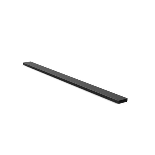 Kabelkanal mit magnetischer Kabelabdeckung für die Wand (für 5 Kabel, Kabelleiste für ordentliches Kabelmanagement z.B. TV Kabelkanal, Kabelführung und Kabel verstecken in einem, Metall, 90cm) schwarz von Hama