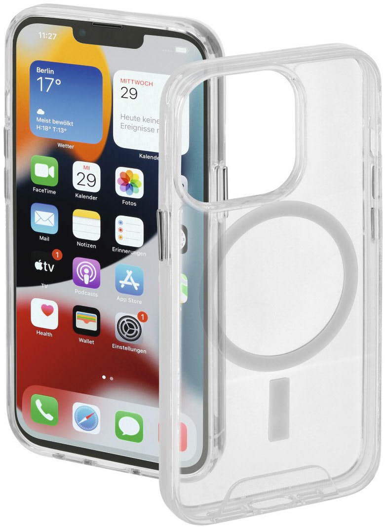 MagCase Safety für iPhone 13 Pro transparent von Hama