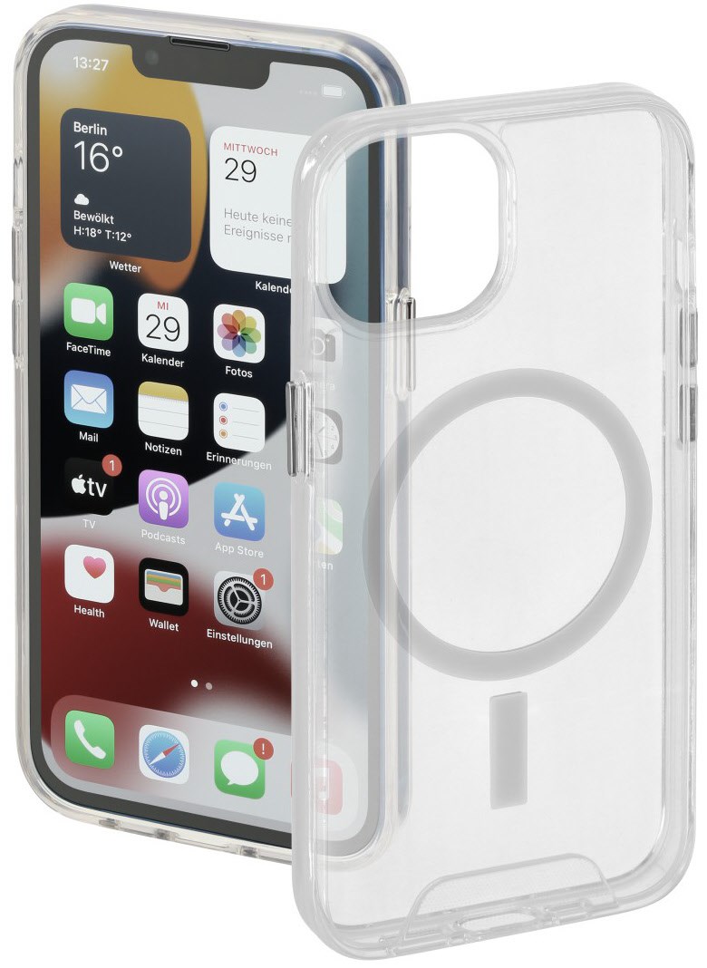 MagCase Safety für iPhone 14 Plus transparent von Hama