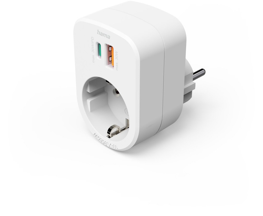 Mehrfachstecker (30W) weiss von Hama