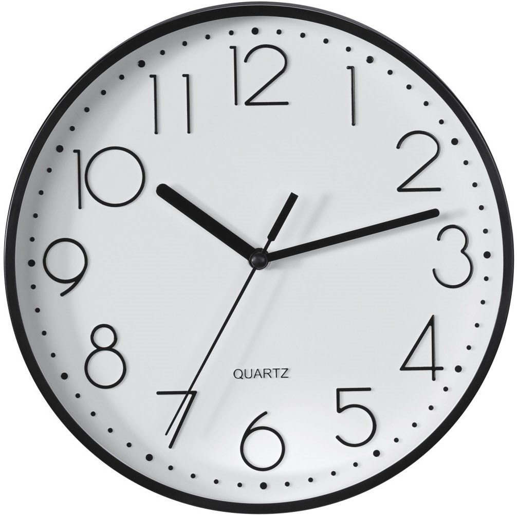 PG-220 Wanduhr schwarz PG-220 Wanduhr schwarz von Hama