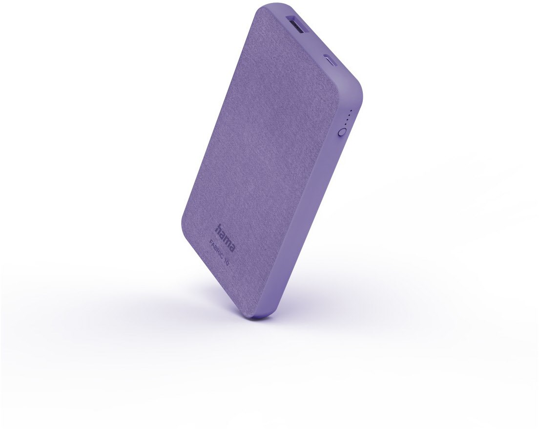 Power Pack Fabric 10 (10.000mAh) paisley purple von Hama