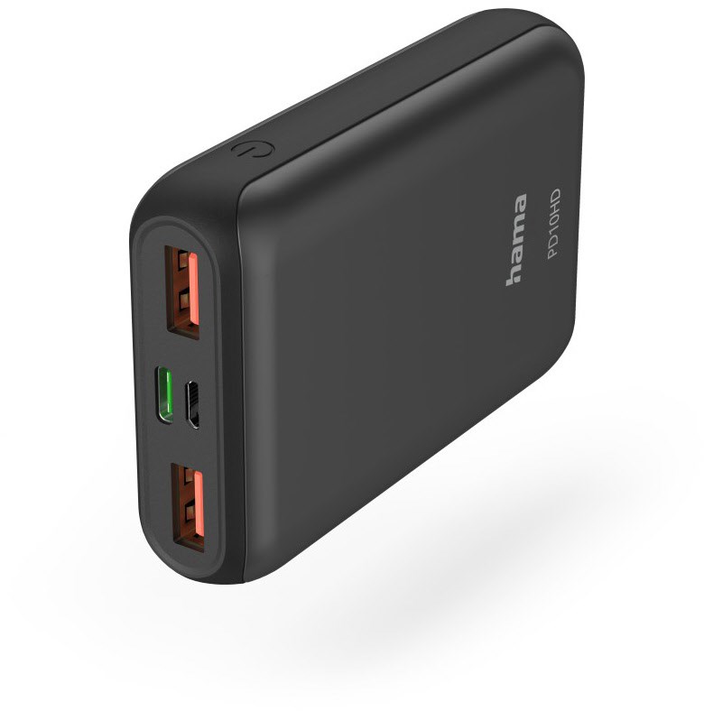 Power Pack PD10-HD (10.000mAh) anthrazit von Hama