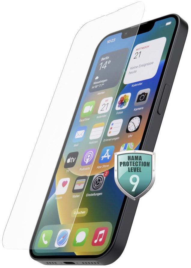 Premium Crystal Glass für iPhone 15/15 Pro transparent Premium Crystal Glass für iPhone 15/15 Pro transparent von Hama