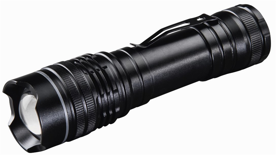 Professional 4 LED-Taschenlampe schwarz von Hama