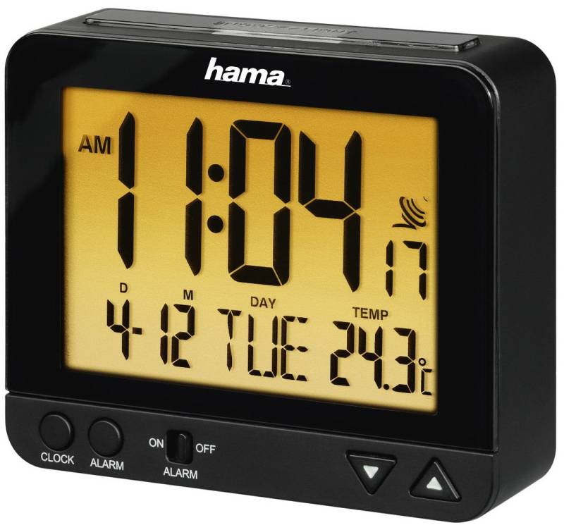 RC 550 Funkwecker schwarz von Hama
