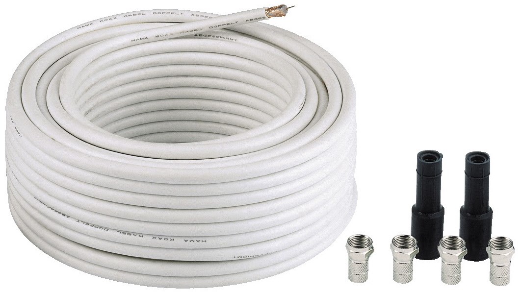 SAT-Anschluss-Kit 100 dB 40 m SAT-Anschluss-Kit 100 dB 40 m von Hama