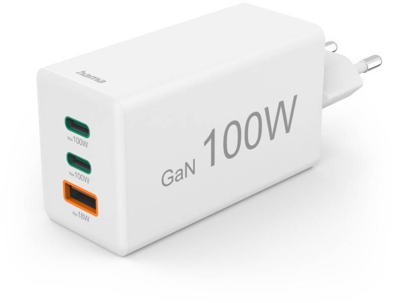 Schnellladegerät (100W) weiss von Hama
