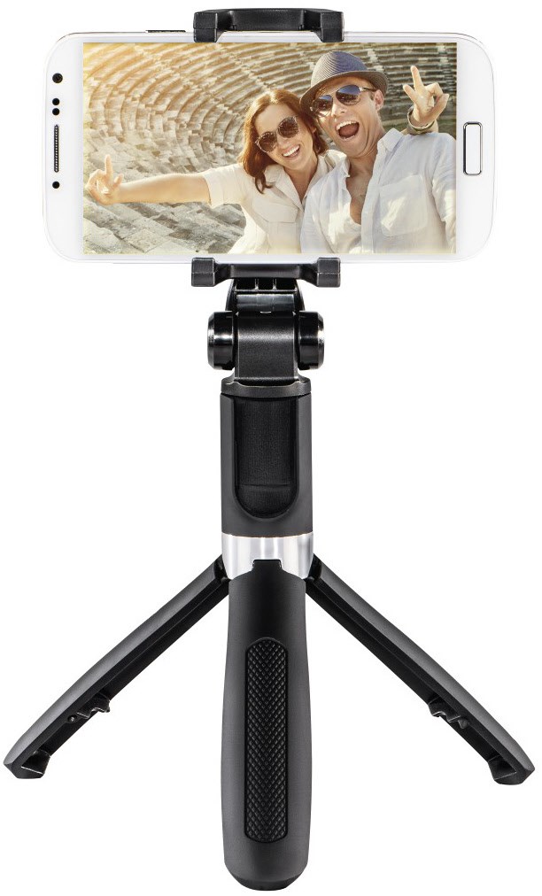 Selfie Funstand 57 BT Selfie-Stick schwarz von Hama