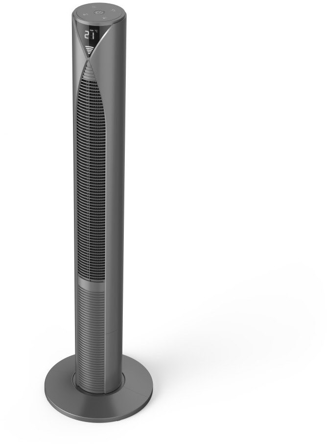 Smarter Standventilator mit Temperaturmessung schwarz Smarter Standventilator mit Temperaturmessung schwarz von Hama