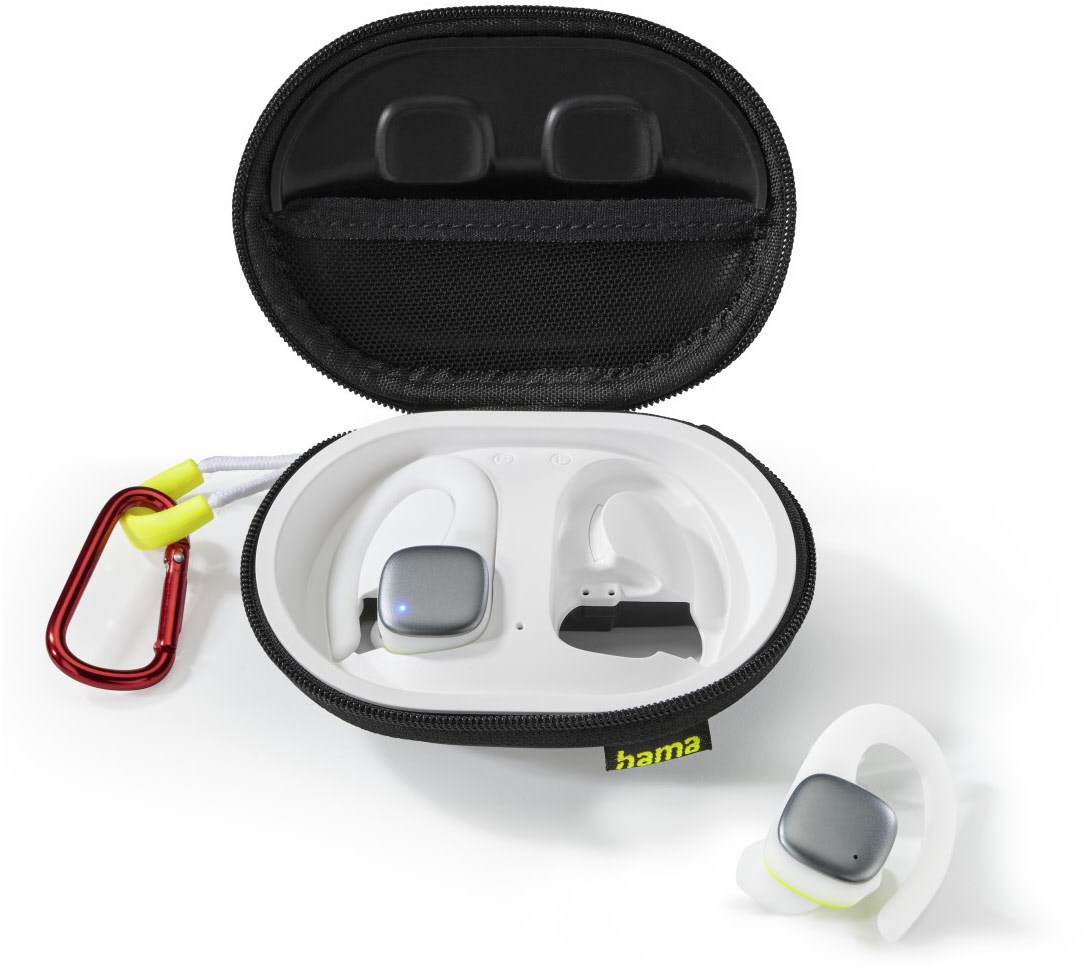 Spirit Athletics True Wireless Kopfhörer weiß/gelb von Hama