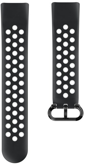 Sportarmband für Fitbit Charge 5 schwarz/grau von Hama