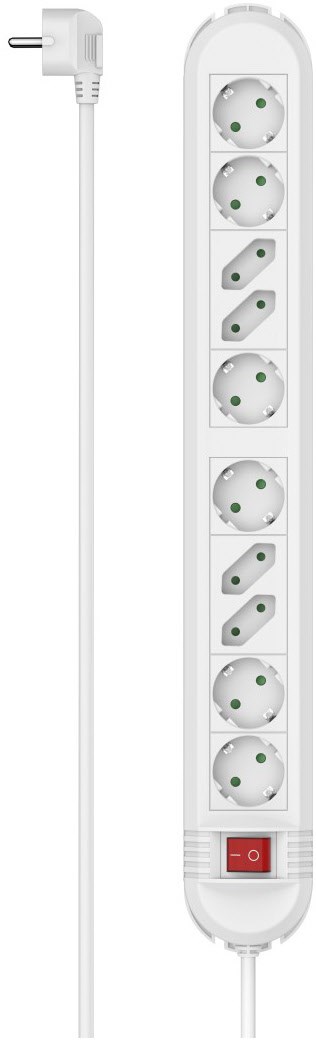 Steckdosenleiste 10-fach (1,5m) weiss von Hama