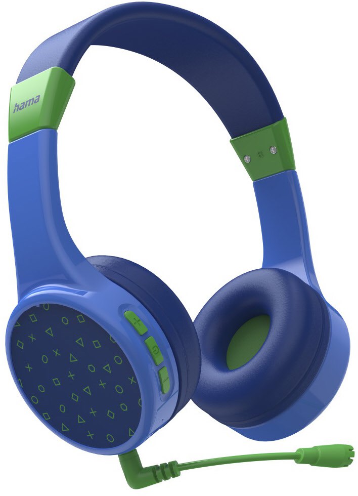 Teens Guard Bluetooth-Kopfhörer mit Lautstärkebegrenzung blau von Hama