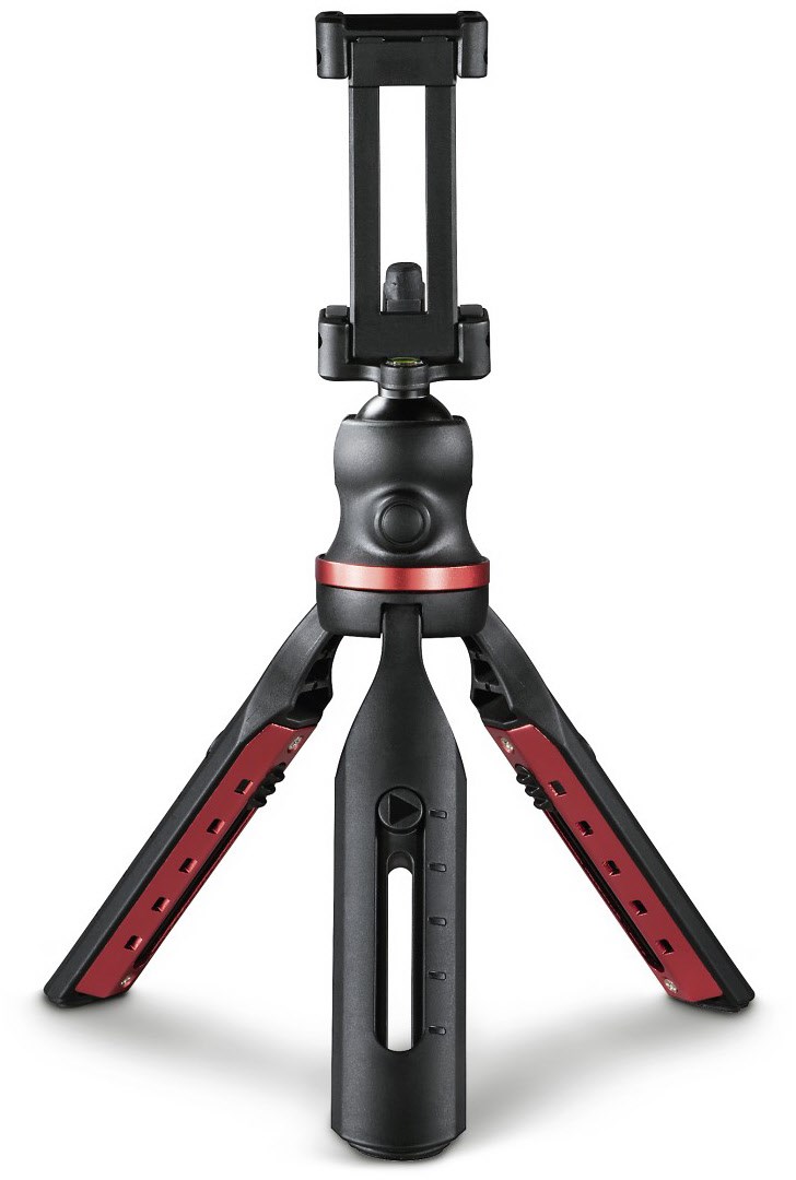Tischstativ Solid für Smartphone und Fotokameras schwarz Tischstativ Solid für Smartphone und Fotokameras schwarz von Hama