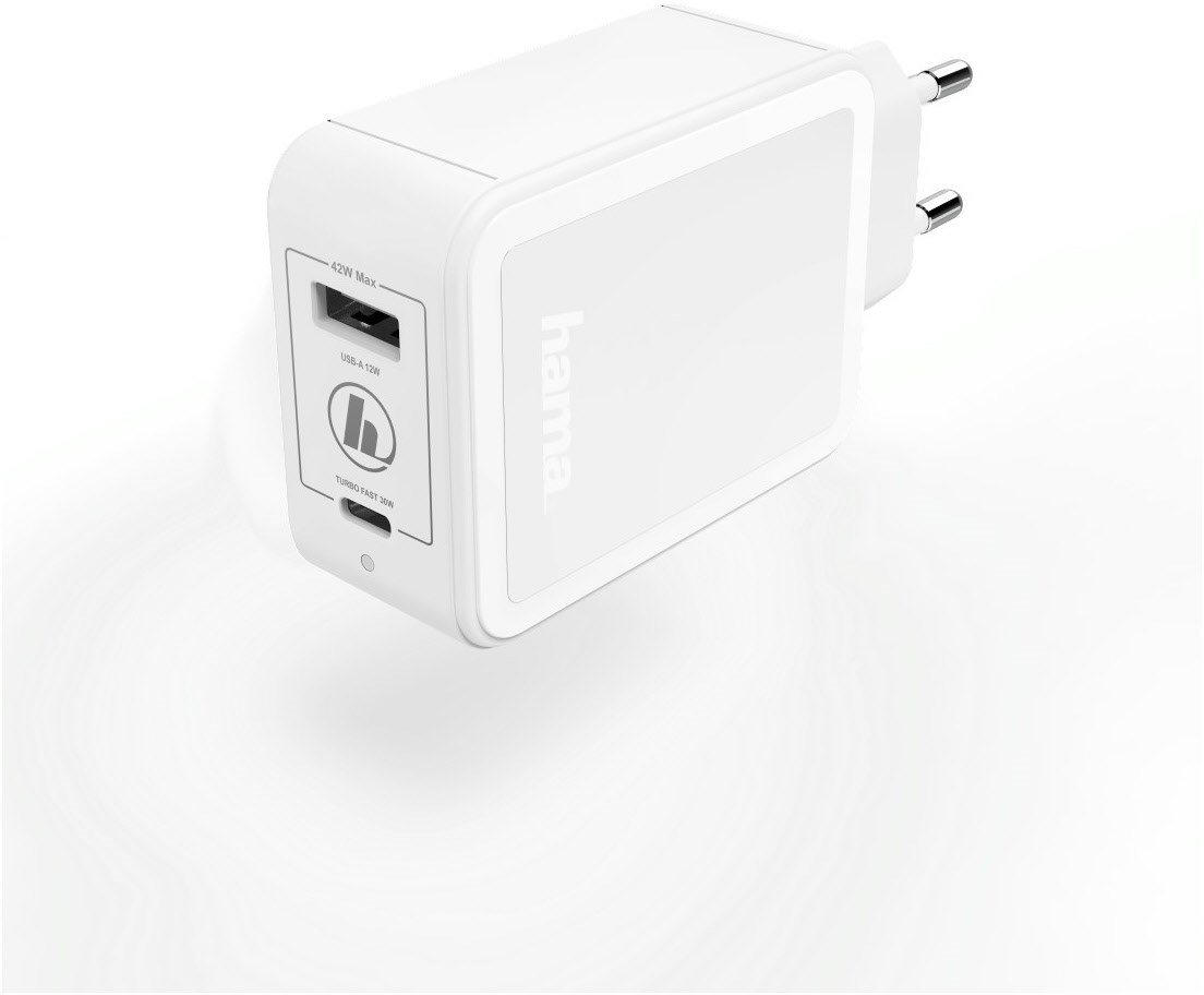 USB-C Ladegerät (42W) weiss von Hama