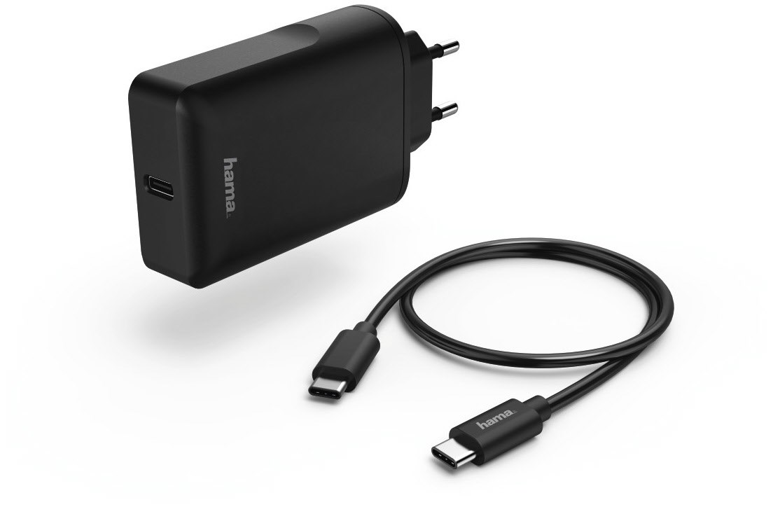 USB-C-Netzteil 5-20V/45W Ladegerät schwarz von Hama