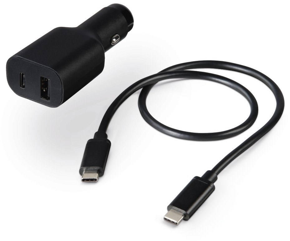 USB-C-Netzteil schwarz für PKW von Hama