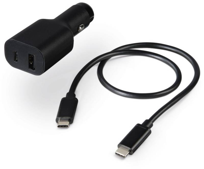 USB-C-Netzteil schwarz für PKW von Hama