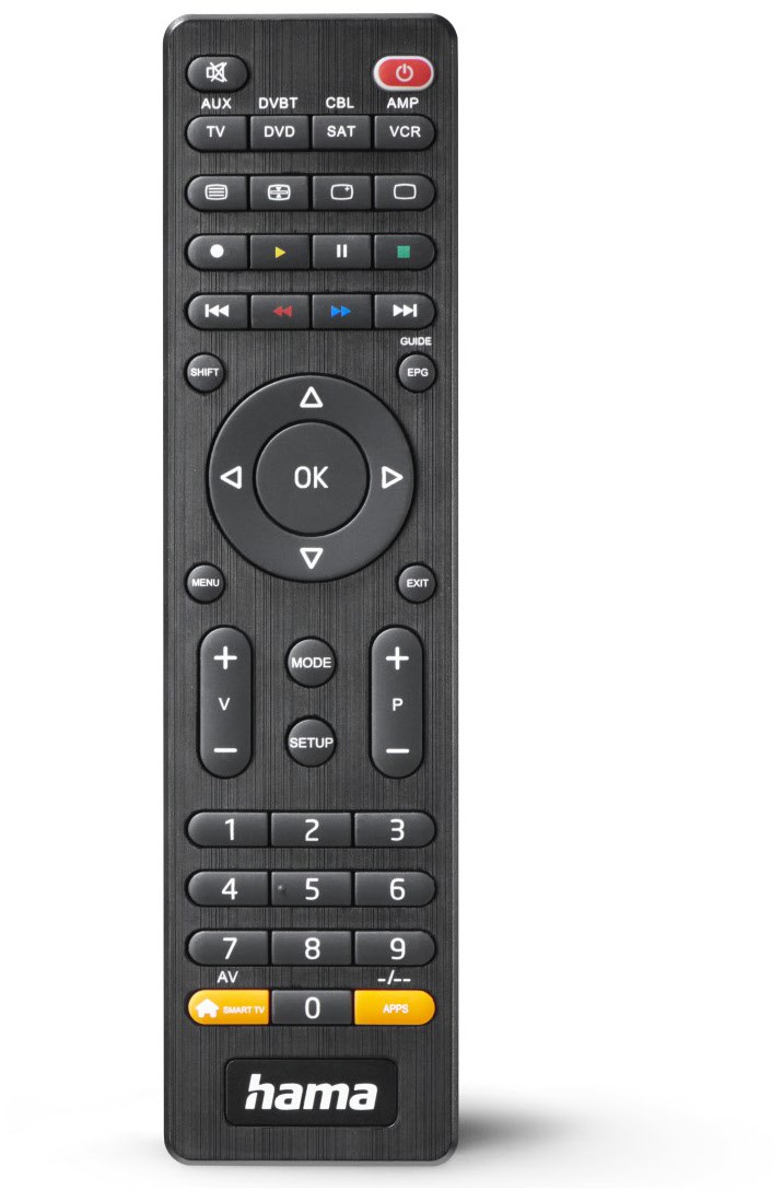 Universal-Fernbedienung TV schwarz Universal-Fernbedienung TV schwarz von Hama
