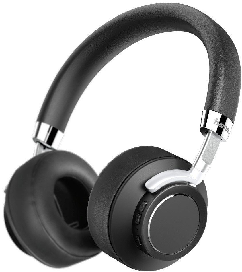 Voice Bluetooth-Kopfhörer schwarz/silber von Hama