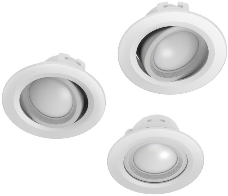 WLAN LED-Einbauspot 5W 3 Stück weiß / G von Hama