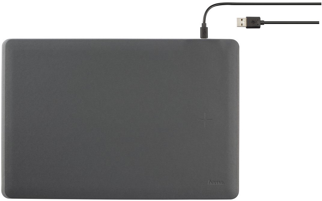 Wireless Charging Mauspad anthrazit Wireless Charging Mauspad anthrazit von Hama