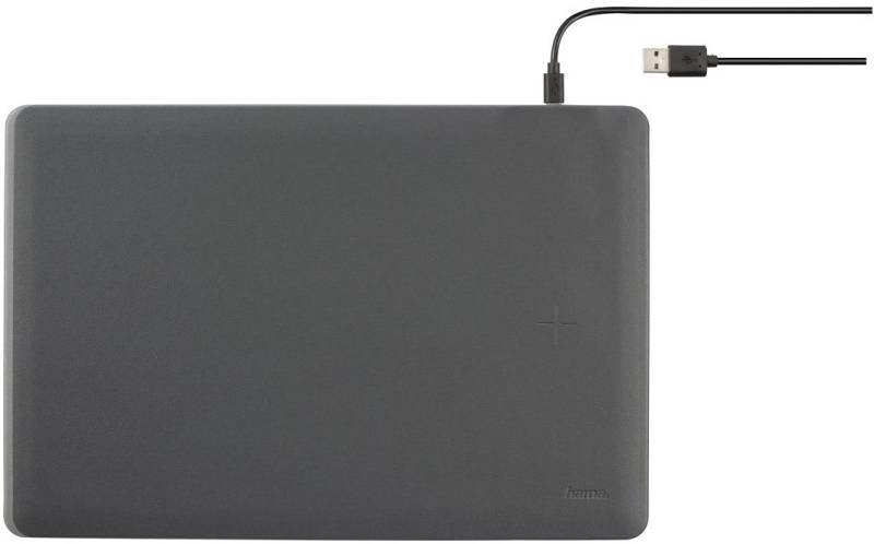 Wireless Charging Mauspad anthrazit von Hama
