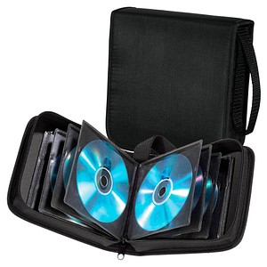hama 40er CD-/DVD-Tasche Wallet schwarz, 1 St. von Hama