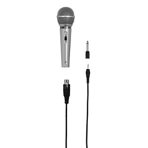 hama DM 40 Karaoke-Mikrofon silber, schwarz von Hama