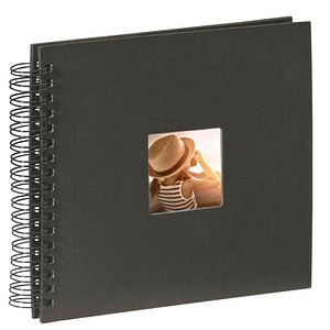 hama Fotoalbum Fine Art neutral 28,0 x 24,0 cm, 50 schwarze Seiten von Hama