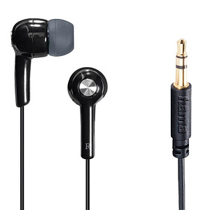 hama Gloss In-Ear-Kopfhörer schwarz von Hama