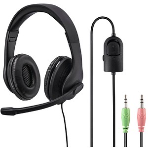 hama HS-P200 Headset schwarz von Hama