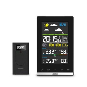 hama Jamaika Wetterstation schwarz von Hama