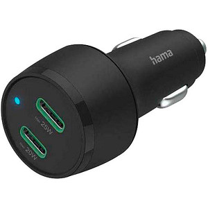 hama Kfz-Ladeadapter schwarz, 45 Watt hama Kfz-Ladeadapter schwarz, 45 Watt von Hama