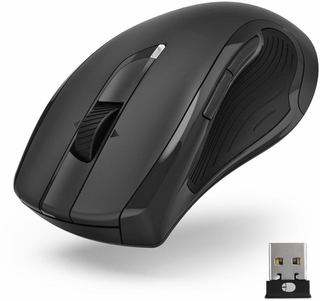Hama MW-900 V2 Maus kabellos schwarz Hama MW-900 V2 Maus kabellos schwarz von Hama