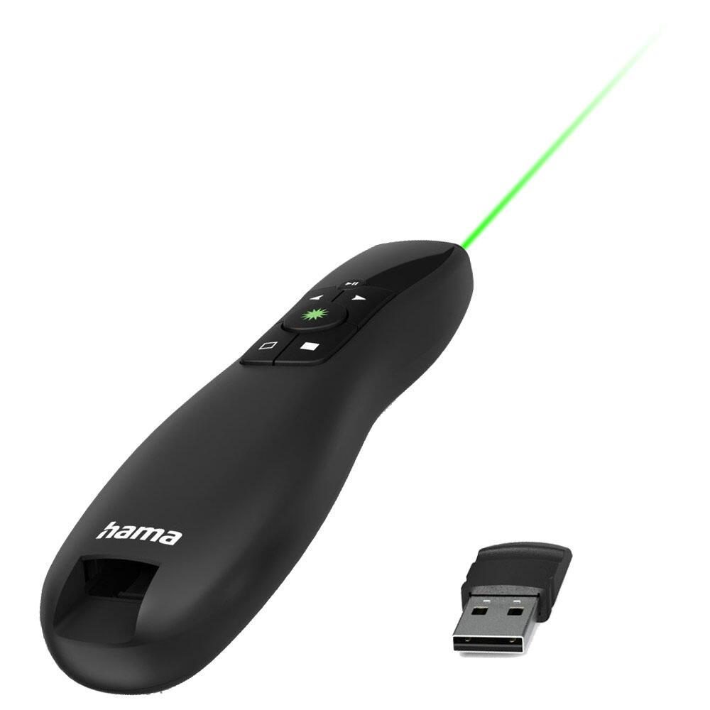 hama Presenter Greenlight-Pointer 4in1, grüner Laser hama Presenter Greenlight-Pointer 4in1, grüner Laser von Hama