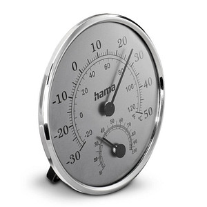 hama Saipan Thermometer silber von Hama