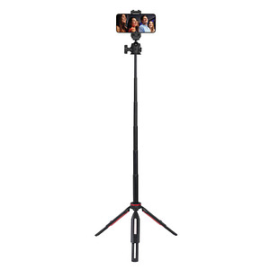 hama Solid III, 80B Tischstativ für Smartphones schwarz, rot max. Arbeitshöhe 80,0 cm hama Solid III, 80B Tischstativ für Smartphones schwarz, rot max. Arbeitshöhe 80,0 cm von Hama
