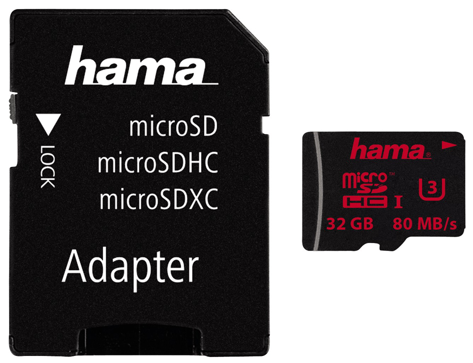 hama Speicherkarte Micro SecureDigital HC, Klasse 3, 128 GB von Hama