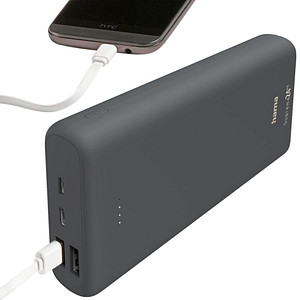 hama Supreme 24HD Powerbank 24.000 mAh schwarz von Hama