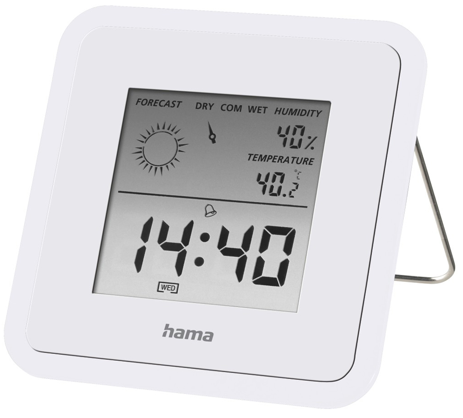 hama Thermo-/Hygrometer , TH50, , weiß von Hama