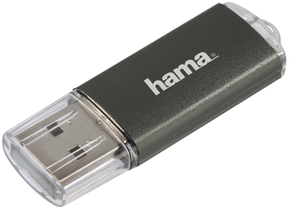 hama USB 2.0 Speicherstick FlashPen , Laeta, , 16 GB, grau von Hama