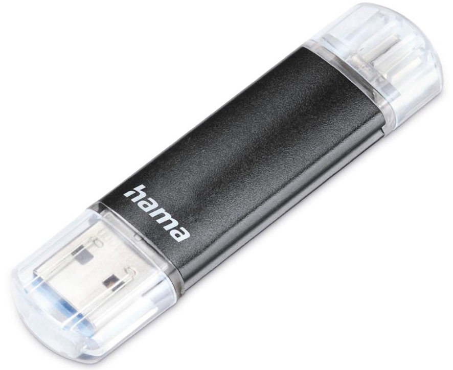 hama USB 3.0 Speicherstick , Laeta Twin, , 128 GB, schwarz hama USB 3.0 Speicherstick , Laeta Twin, , 128 GB, schwarz von Hama