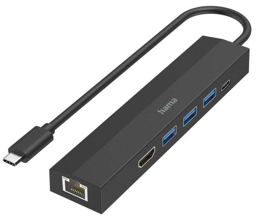 Hama Multiport-Adapter USB-C-Hub Multiport 6 Ports Hama Multiport-Adapter USB-C-Hub Multiport 6 Ports von Hama
