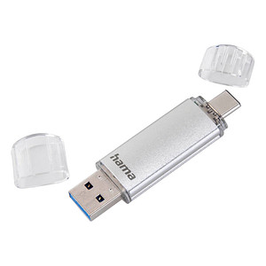 hama USB-Stick C-Laeta silber 64 GB hama USB-Stick C-Laeta silber 64 GB von Hama
