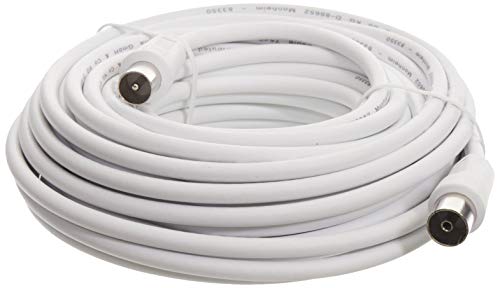 hama hama Antennen-Kabel Koax-Stecker 75 db - Koax-Kupplung 10,0 m von Hama